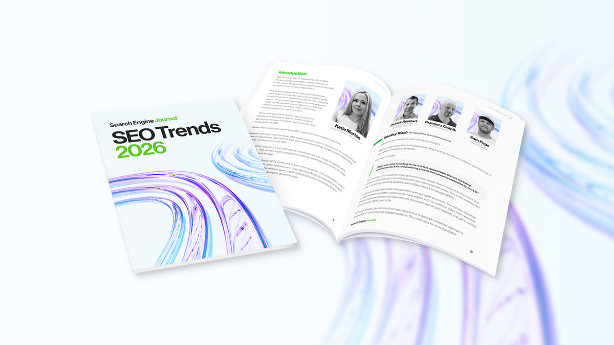 Обложка электронной книги SEO Trends 2026 от Search Engine Journal